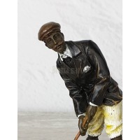 Statuette "Golfer (Viennese bronze)"